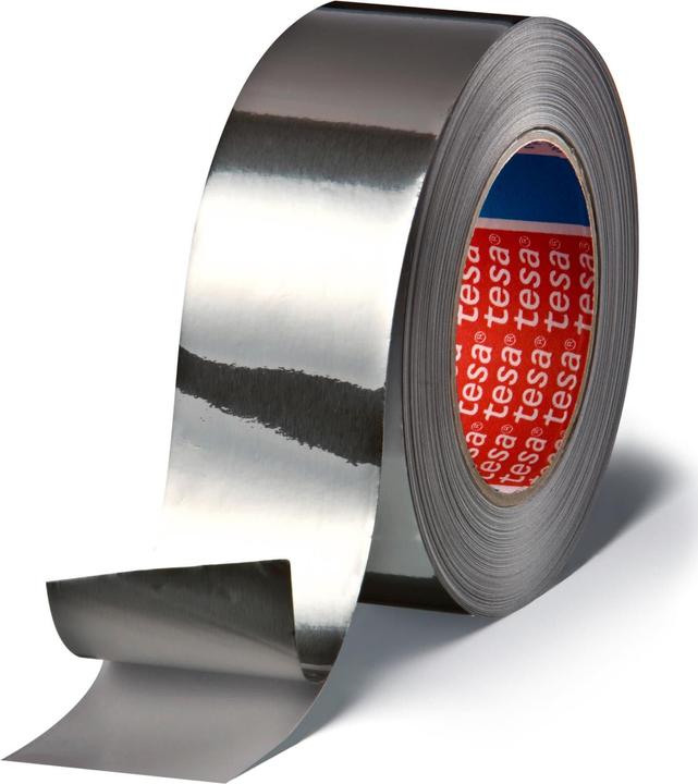 tesa Aluminiumband, selbstklebend, für Reparaturen von metallischen Oberflächen (50 mm)