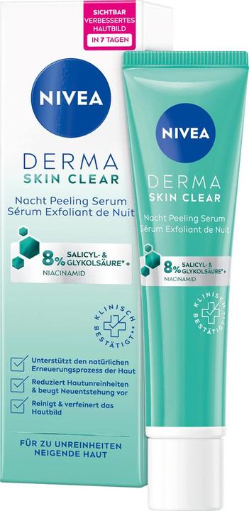 Immagine prodotto NIVEA Derma Skin Clear Night Peel Ser (nuovo) 40 ml (40 ml)