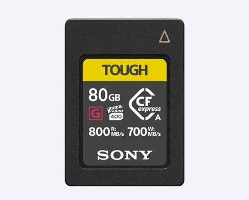 Actual product image Sony CFexpress Tough Type A (80 GB, CFexpress type A)