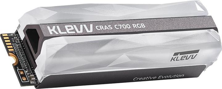 Actual product image NoName Disque Dur SSD Klevv Cras C700 RGB 240Go - M.2 NVMe Type 2280 (240 GB, M.2)