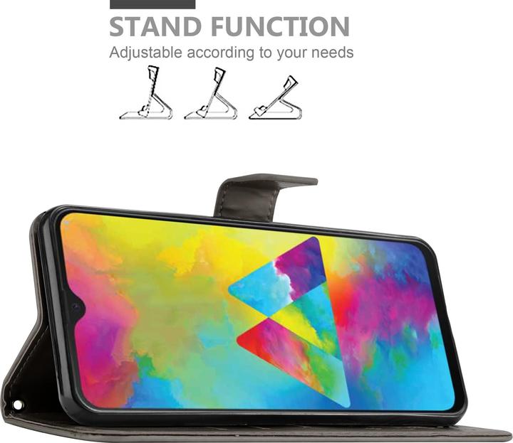Actual product image Cadorabo Flower Book Cover (Samsung Galaxy M21, Samsung Galaxy M30s)