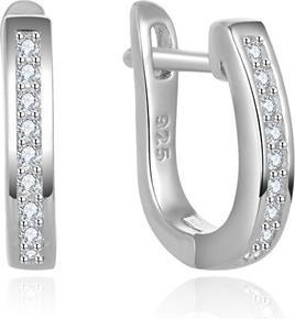Beneto Elegant round earrings made of AGUC2612 silver (L)