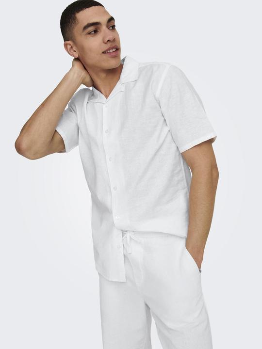 Image du produit Only & Sons Chemise unie à manches courtes (M)