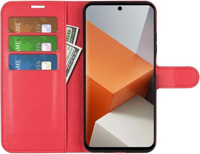 Produktbild MU Classic Litchi Leder Bookcover Series (Xiaomi Redmi Note 13 Pro+)