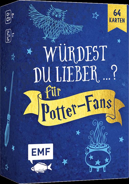 Actual product image Card game: Would you rather...? The question game for Potterheads (German)