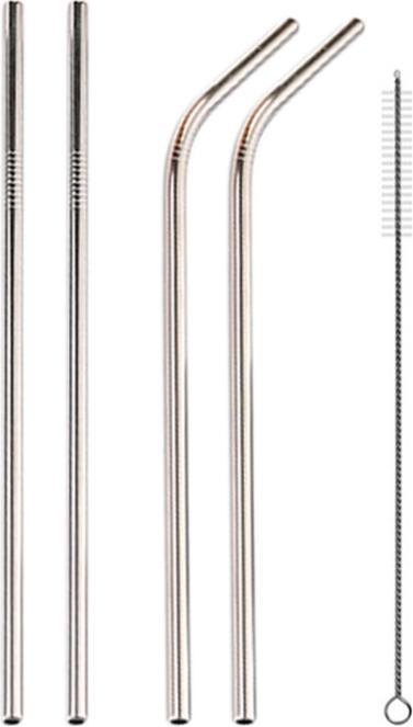 Actual product image Ueli Express 4 in 1 Reusable stainless steel tube straws 3