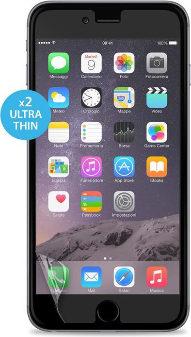 Produktbild Puro 2 x iPhone 6 Plus Displayschutzfolie (SDIPHONE655) (2 Stück, Apple iPhone 6 Plus)