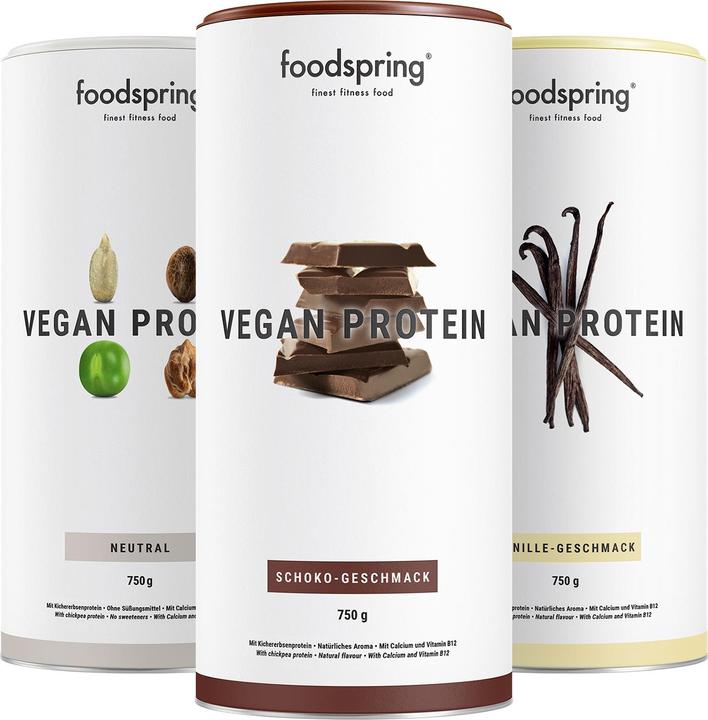 Immagine prodotto Foodspring Proteine vegane (Cioccolato, 1 pz., 750 g)