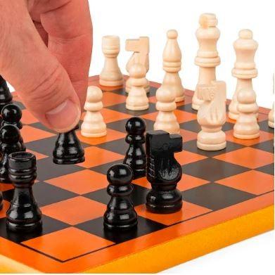 Actual product image Spin Master Wooden chess games