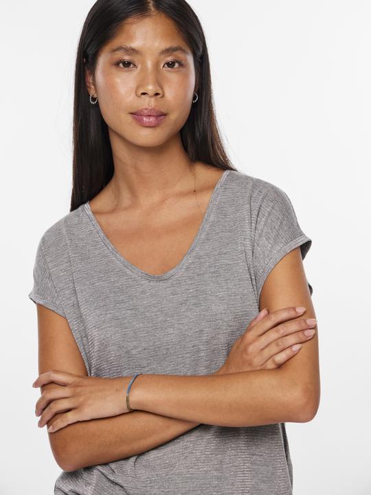 Actual product image Pieces Pcbillo Tee Lurex Stripes Noos Bc (XXL)