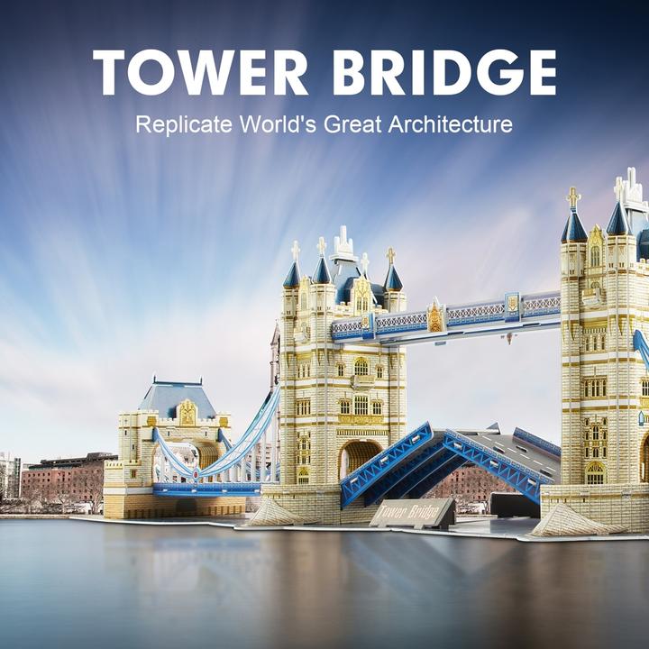Produktbild Cubicfun 3D Puzzle Tower Bridge 120 Teile (120 Teile)
