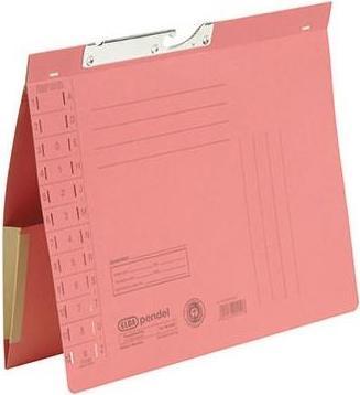 Immagine prodotto Elba Cucitrice a pendolo con tasca, DIN A4, cartone Manila, rosso (A4, 50 x)