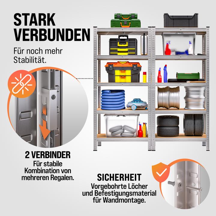 Actual product image Monzana Heavy duty shelving
