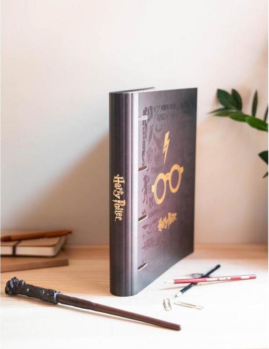 Actual product image Grupo Erik Harry Potter - Classeur Premium à 4 anneaux avec élastique Lunettes d'Harry (32 x 26 cm, 1 Piece)
