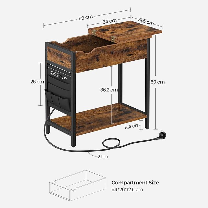 Actual product image Vasagle Alex (60 x 32 x 60 cm)