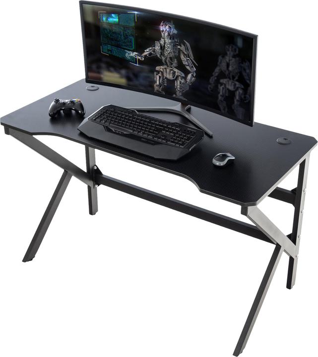 Actual product image CLP Gaming table Lewiston K LED, red