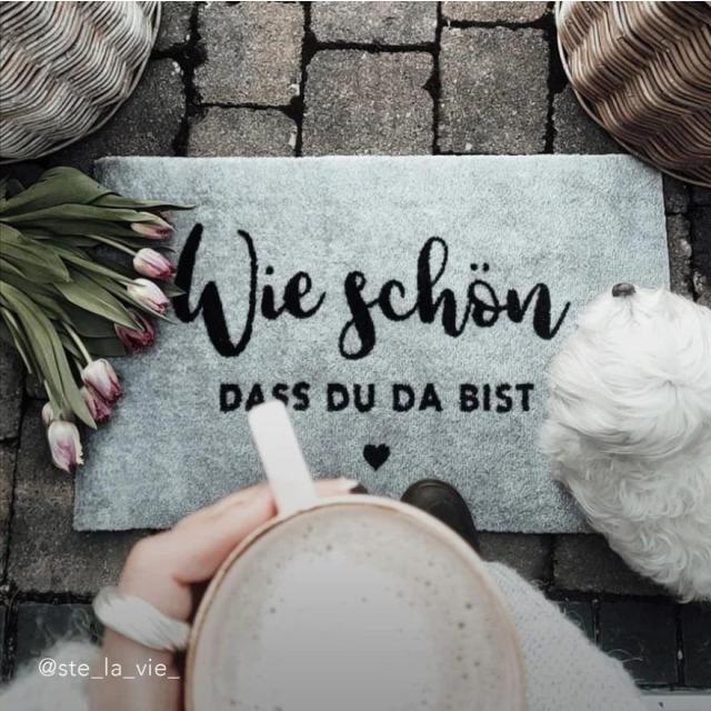 Image du produit Eulenschnitt Paillasson lavable Comme c'est beau - de (75 x 45 cm)