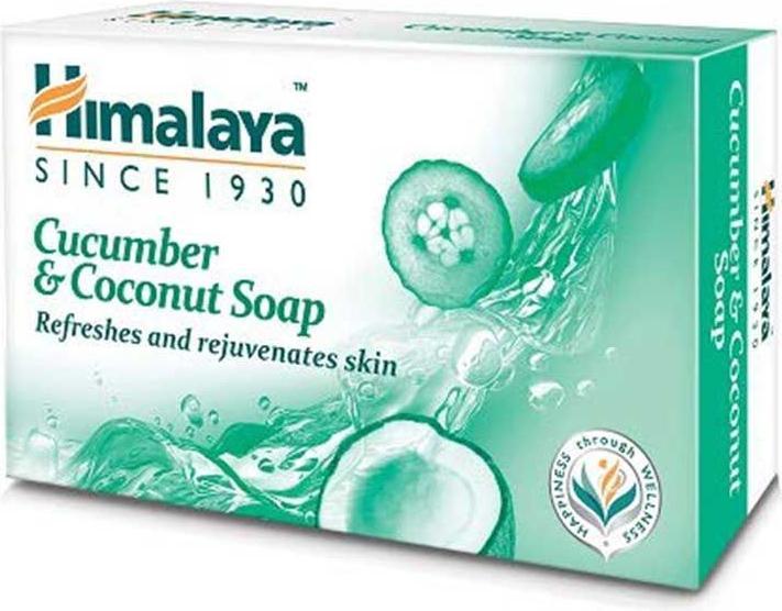 Image du produit Himalaya Le savon à la noix de coco et au concombre ne dessèche pas la peau 75g Concombre (Savon liquide)