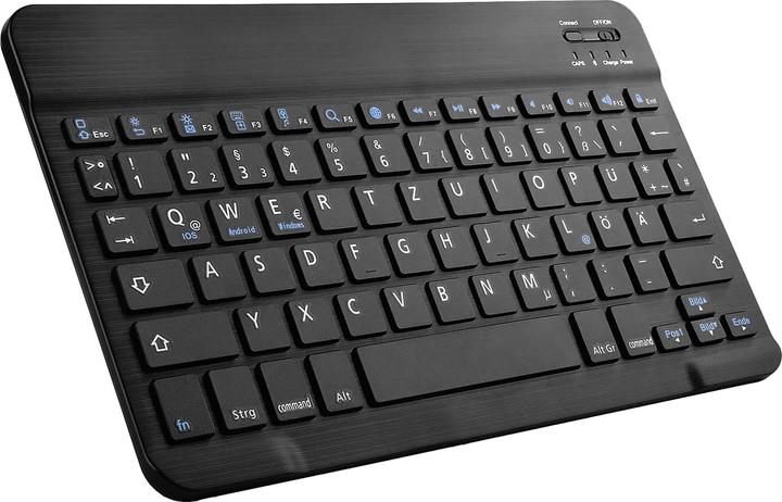 Cazy Tastatur Hülle Kompatibel mit Samsung Galaxy Tab S9+ / S9 FE+ - Schutz Etui mit magnetisch (DE, Galaxy Tab S9 FE+, Galaxy Tab S9+)