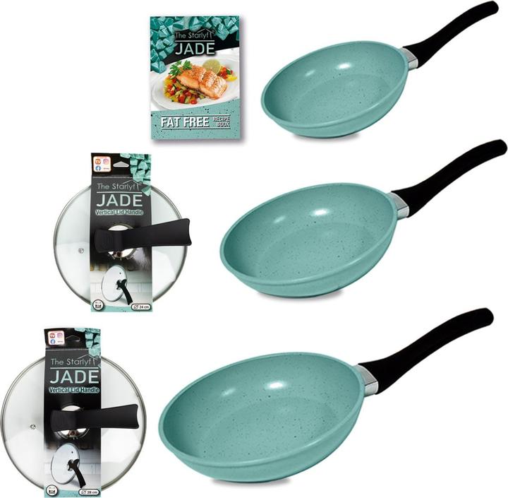 Immagine prodotto Starlyf Jade Pan Set (20 cm, Padella per friggere, Alluminio)