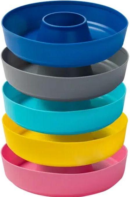 Actual product image Omnia Silicone baking mould for camping oven pink