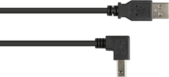 Immagine prodotto Varia Anschlusskabel USB 2.0 Stecker A an Stecker B nach unten gewinkelt, 0,5m (0.50 m, USB 2.0)