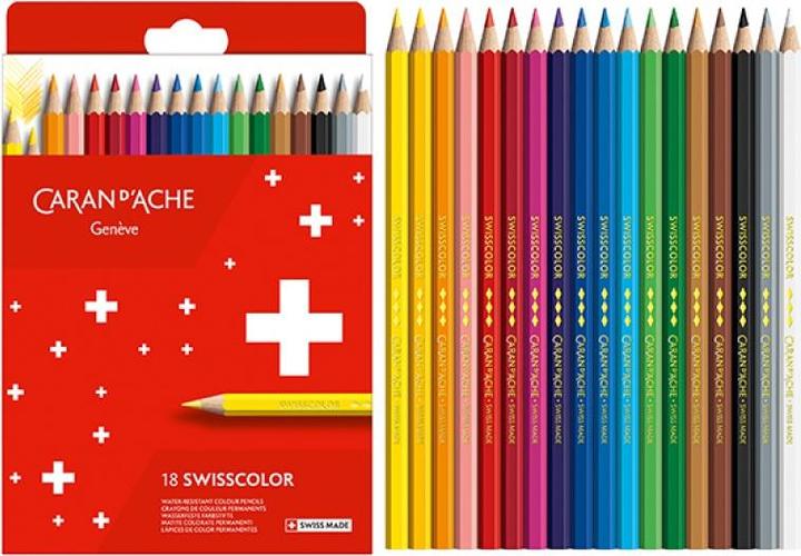Produktbild Caran d'Ache Swisscolor (Mehrfarbig, 18 x)