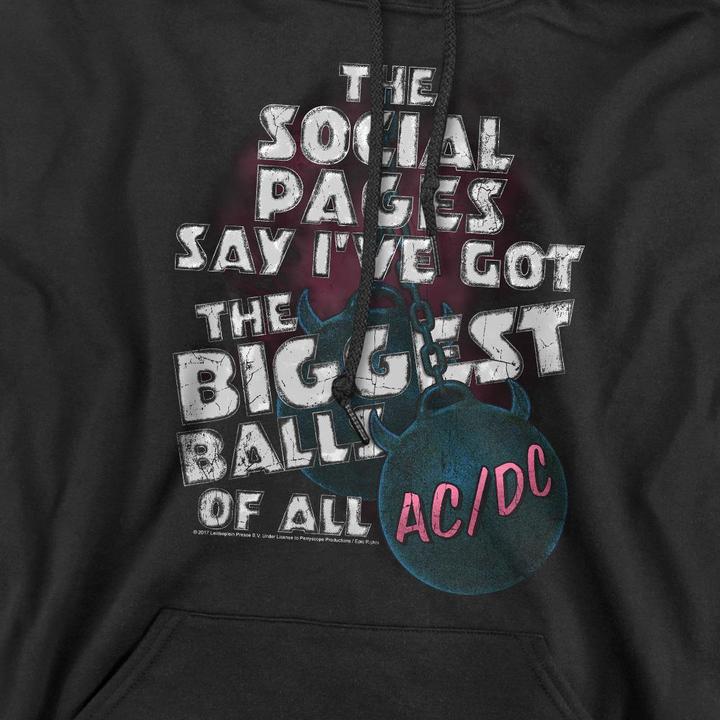 Image du produit AC/DC - Sweat à capuche BIG BALLS - Homme (XL)