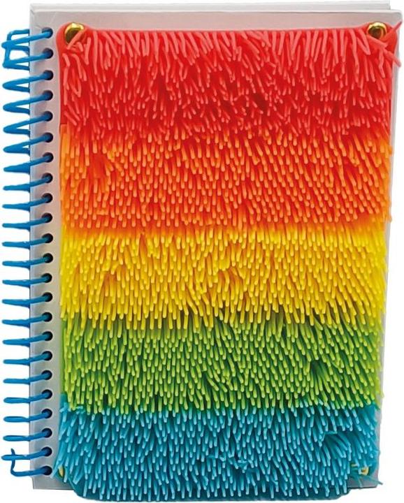 Immagine prodotto Stnux Mehrfarbiges sensorisches Notizbuch mit Fransen (A5, Quadretti)