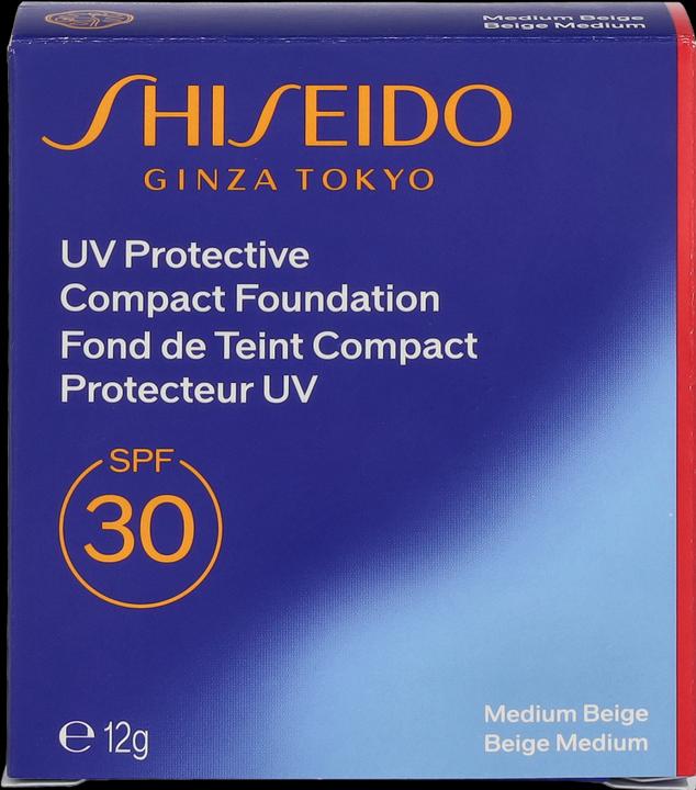Immagine prodotto Shiseido Sun - uv protect fondotinta compatto spf30 beige medio (Crema solare viso, SPF 30, 120 ml, 75 g)