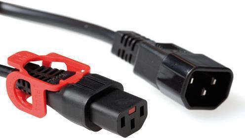 Actual product image Iec Lock 230V connection cable C13 + - C14 black 3.00 m (3 m)