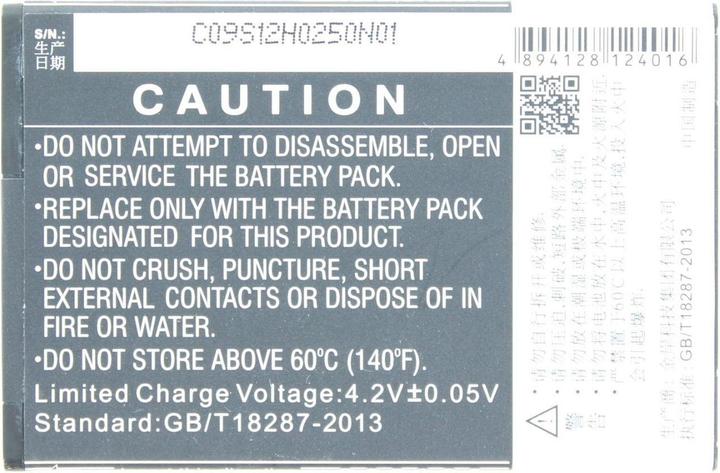 Immagine prodotto AGI 45731 - Batteria - ZTE - Blade C341 - Nero - Bianco - Ioni di litio (Li-Ion) - 1500 m
