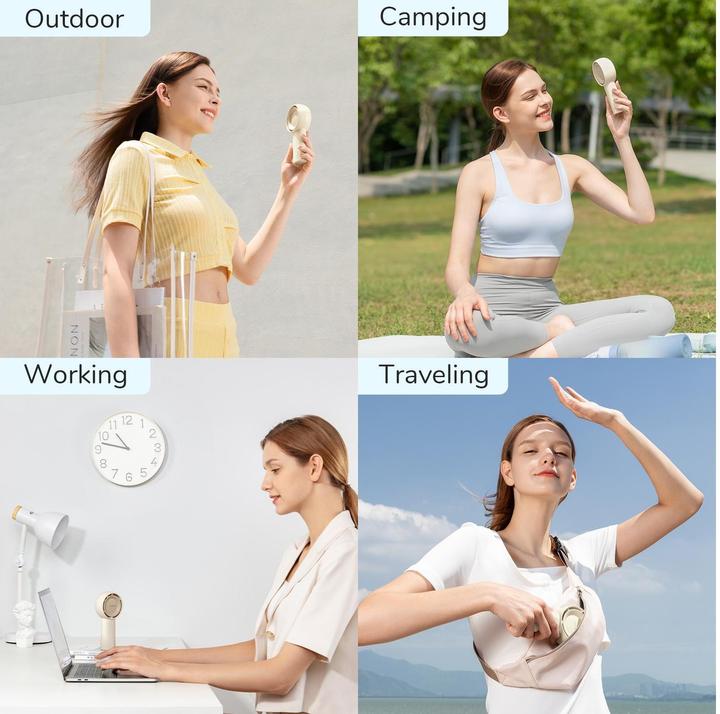 Actual product image Jisulife Handheld Fan Life5 Plus