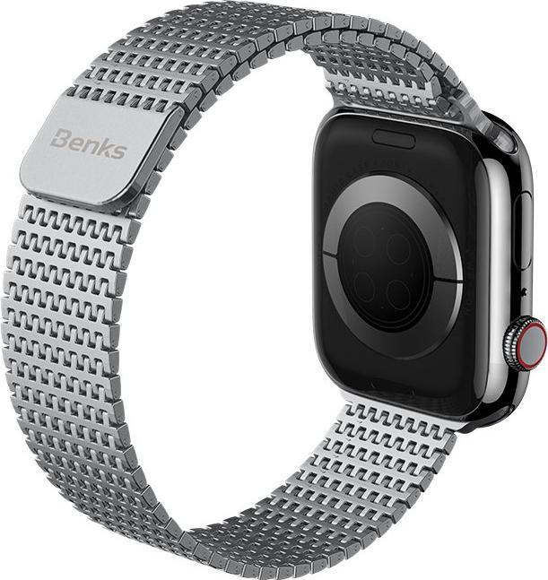 Produktbild Benks Magnetisches Metall Apple Watch Band 38/40/41mm (41 mm, 38 mm, 40 mm, Stahl)