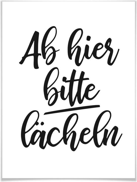 Actual product image Trenddeko Smile from here please (50 x 60 cm)