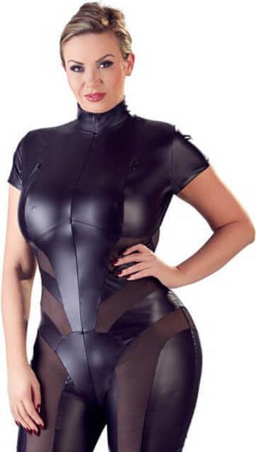 Actual product image Cottelli Collection Jumpsuit With Mesh (L)