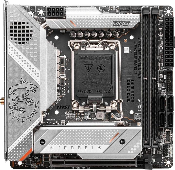 MSI MPG Z790I Edge WIFI (LGA 1700, Intel Z790, Mini-ITX)