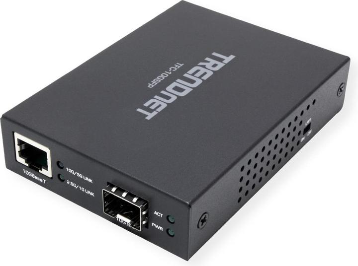 Actual product image Trendnet 10GBASE-T to SFP+ Fibre Media
