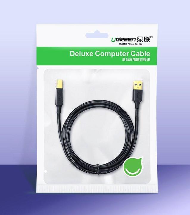 Actual product image Ugreen USB A – USB B (1.50 m, USB 2.0)
