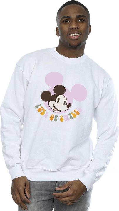 Actual product image Disney Mens Mickey Mouse Full Of Smiles Sweatshirt (XL)