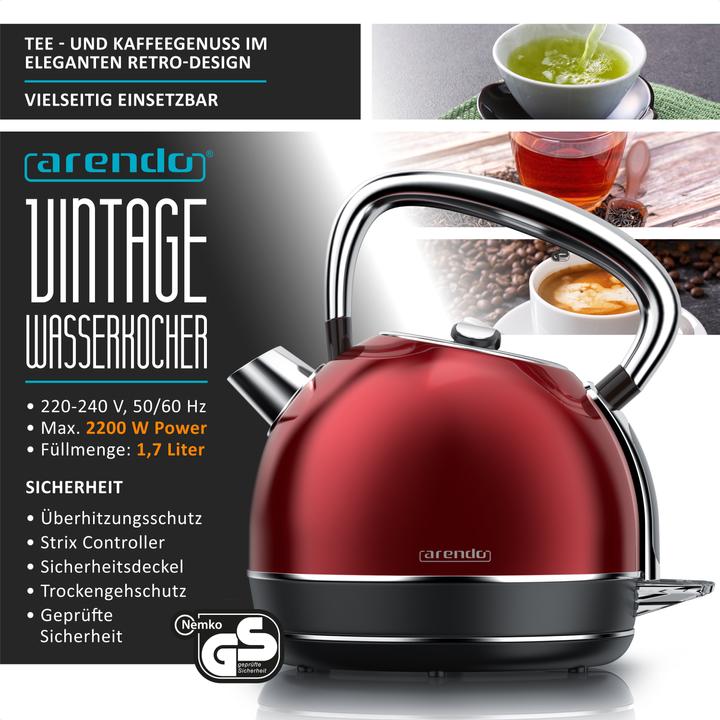 Actual product image Arendo Kettle (1.70 l)