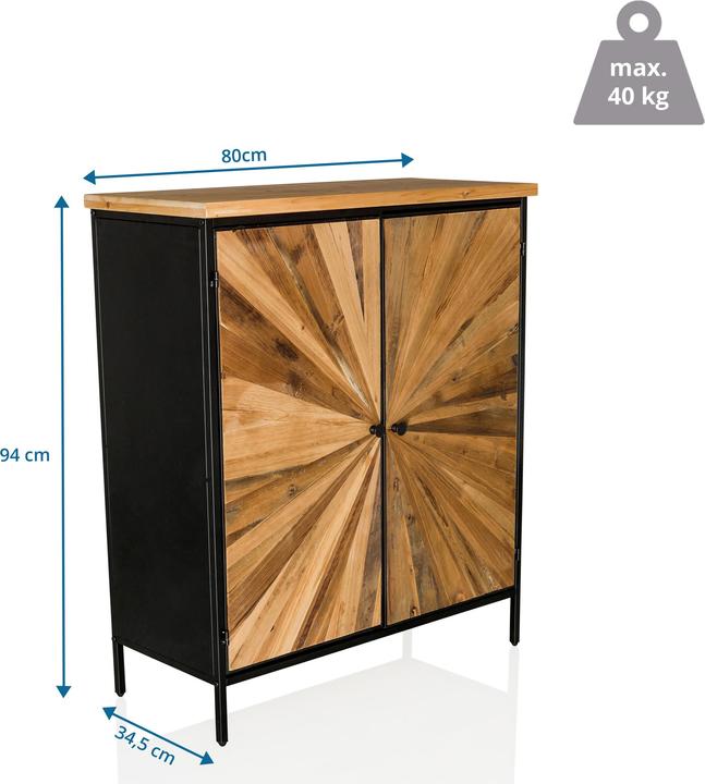 Actual product image hjh LIVING Santjago Black Sun XL