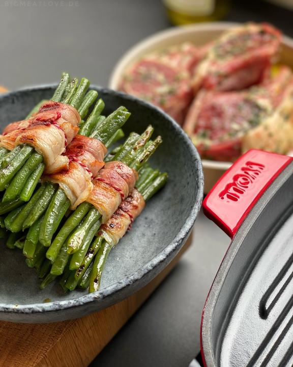 Produktbild Woll Grillpfanne Iron mit Steakpresse Chili (28 cm, Grillpfanne, Gusseisen)