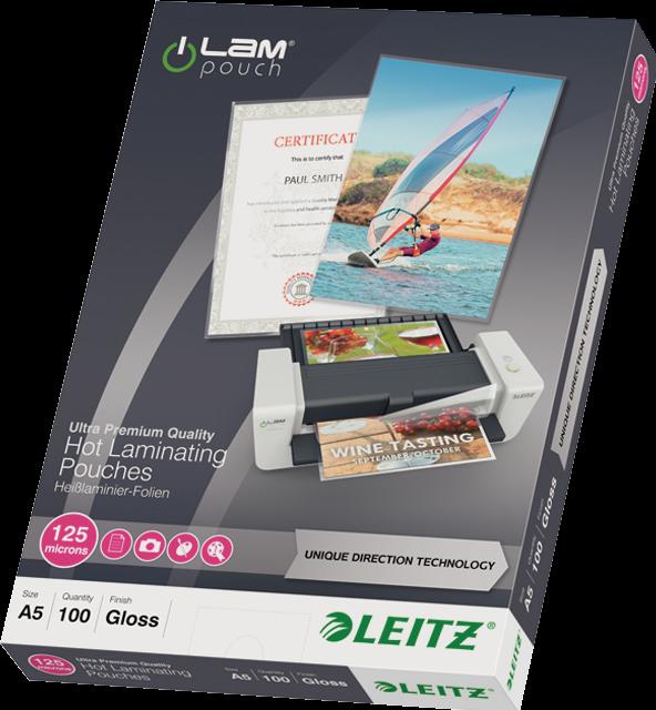 Produktbild Leitz Laminierfolie (A5, 100 Stück, 125 µm)