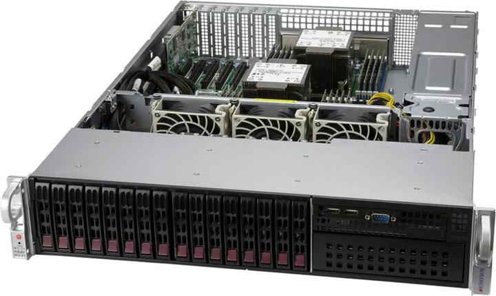Actual product image Supermicro 2U BARE LGA-4189 3RD GEN 16X2.5