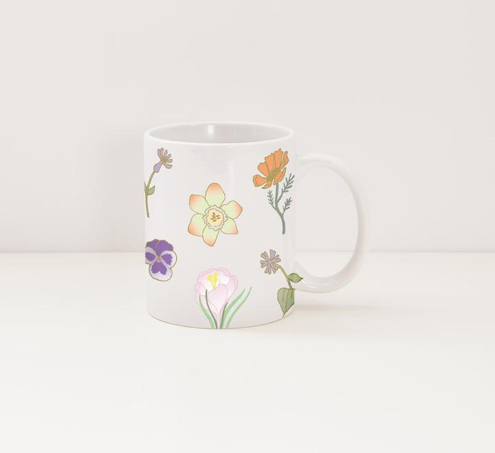 Image du produit Rico Design Motifs de transfert "fleurs