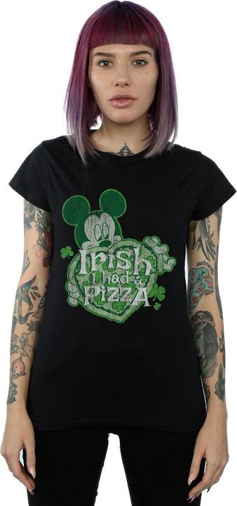 Produktbild Disney Mickey Mouse Shamrock Pizza TShirt (M)