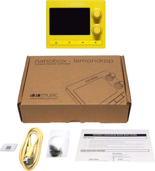 Actual product image 1010music nanobox lemondrop