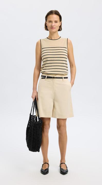 Image du produit Selected Femme Leinenmix Stricktop (XXL)