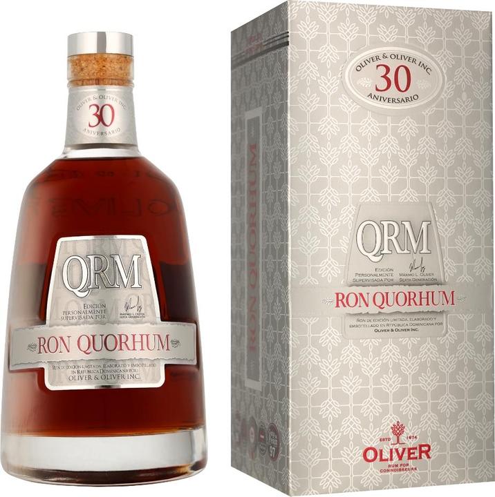 Produktbild Ron Quorhum Ron 30 Aniversario Rum mit Etui (1 x 70 cl)